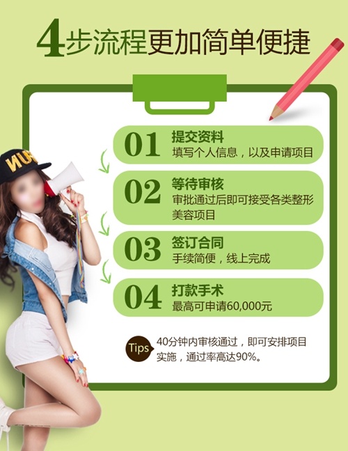 整形分期付款