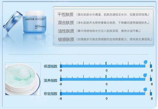 美容护肤_兰芝滋养睡眠面膜