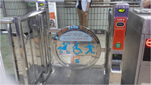 韩国地铁Speed gate门