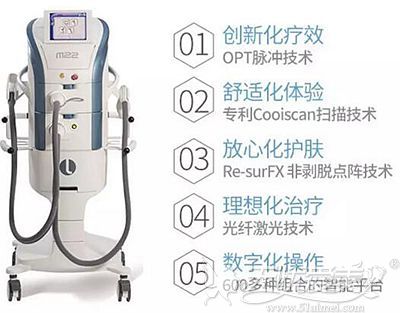 M22光子嫩肤的特点