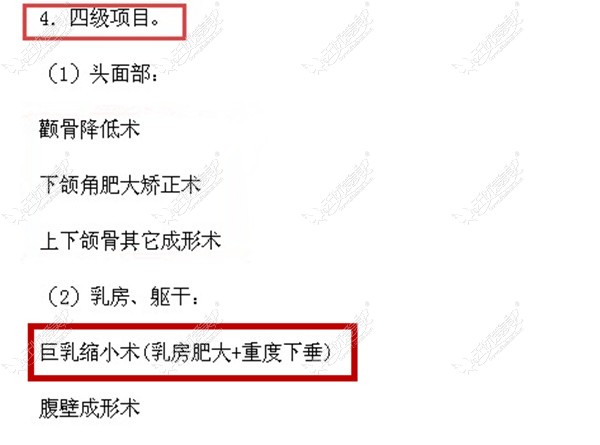 缩胸手术是几级手术
