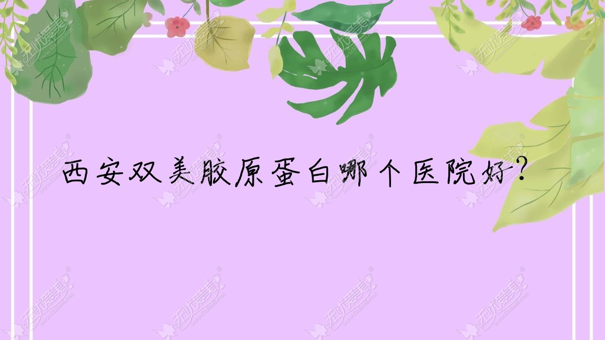 西安双美胶原蛋白哪个医院好？