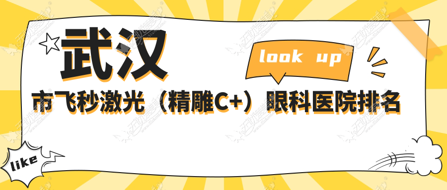 武汉市飞秒激光(微雕C+)眼科医院排名 武汉市飞秒激光(微雕C+)眼科医院排名