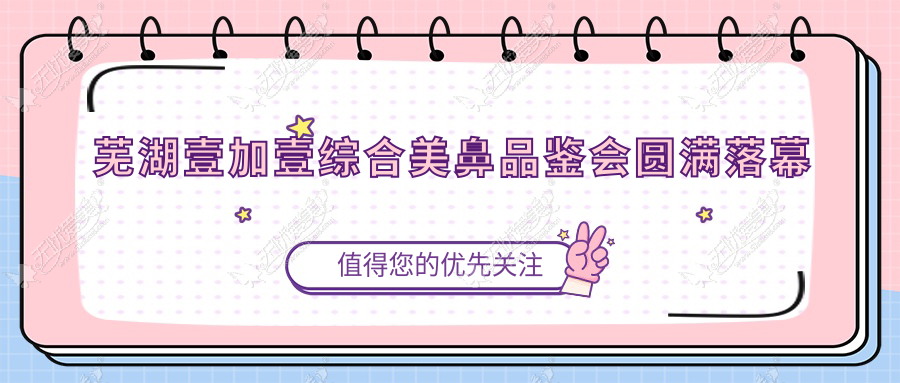 芜湖壹加壹综合美鼻品鉴会圆满落幕