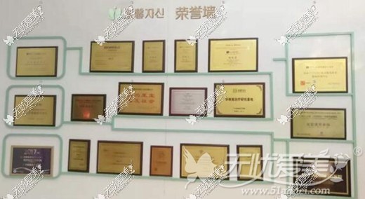 广州紫馨整形部分荣誉概览