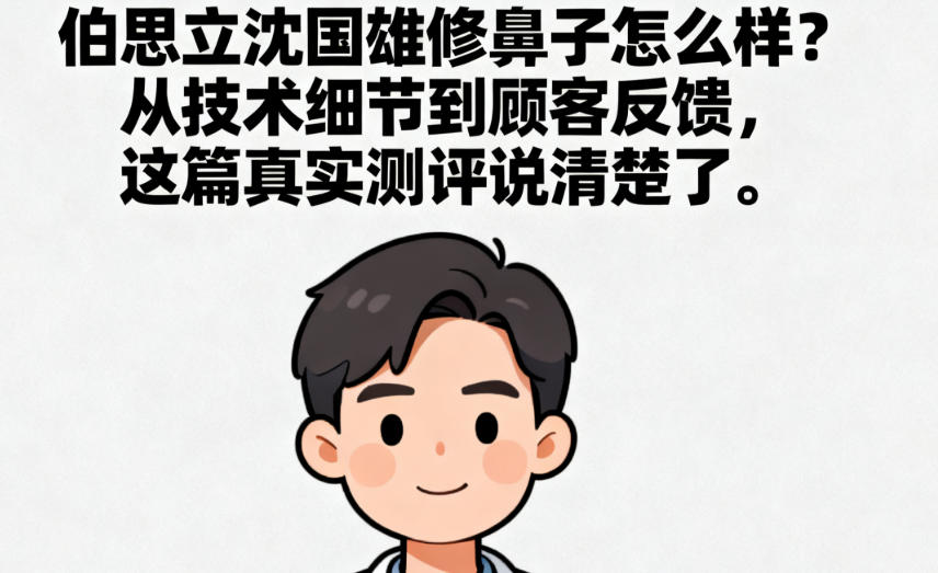 伯思立沈国雄修鼻子怎么样？从技术细节到顾客反馈，这篇真实测评说清楚了