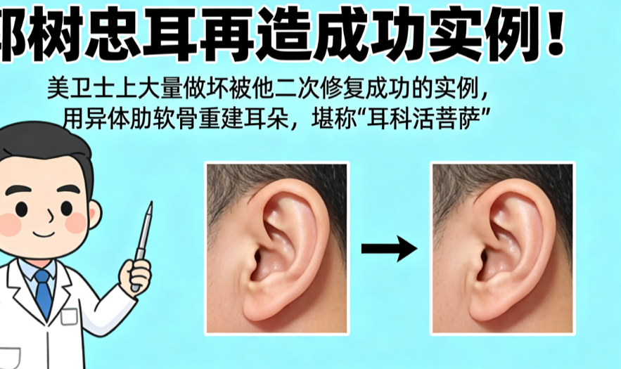 郭树忠耳再造成功实例
