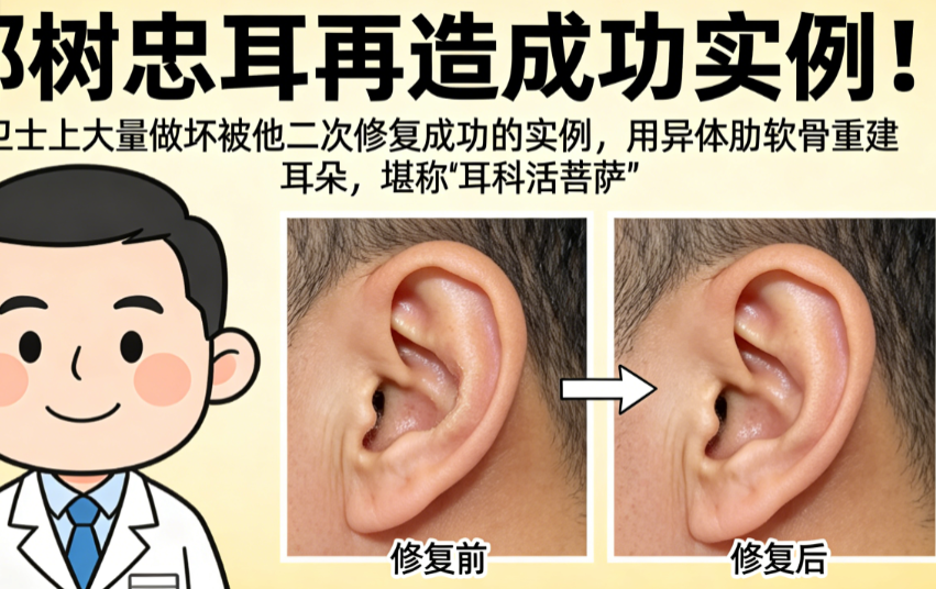 郭树忠耳再造手术方式选择与费用构成详解