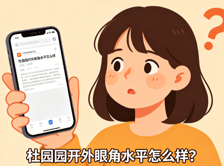 杜园园开外眼角水平怎么样