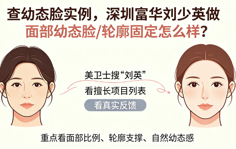 深圳富华刘少英做面部幼态脸/轮廓固定怎么样?先看医生资质和真实口碑