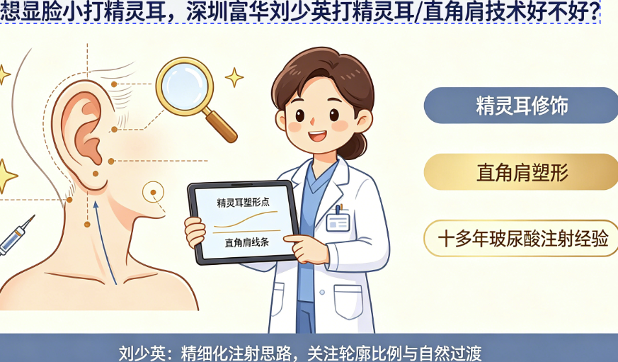 深圳富华刘少英打精灵耳/直角肩技术好不好?从机构背景看医疗可靠确保