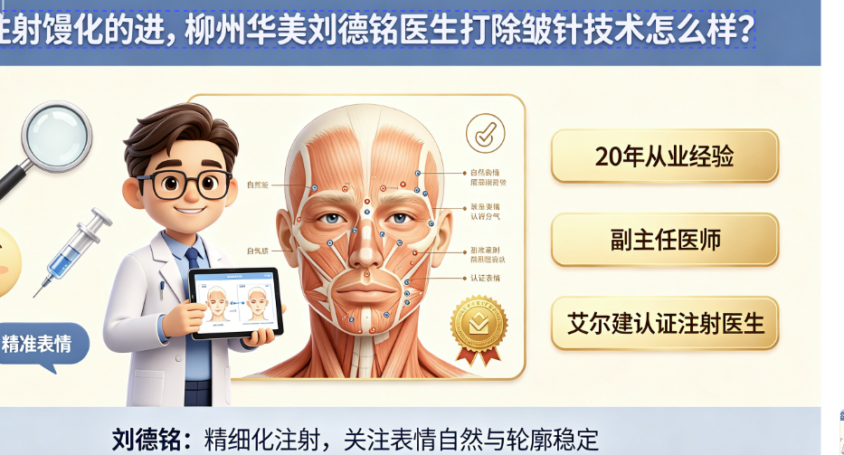 柳州华美刘德铭医生打除皱技术怎么样?从“魅眼针”看他的注射美学理念