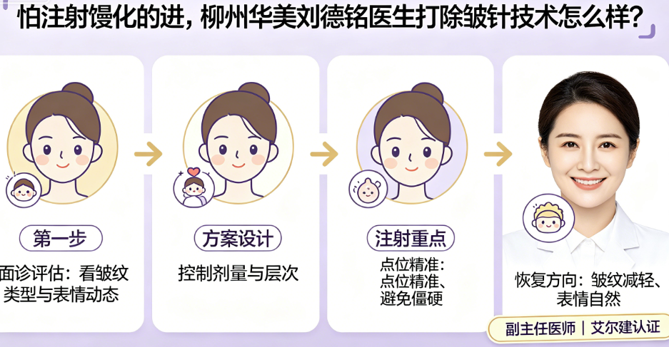 柳州华美刘德铭医生打除皱技术怎么样?价格、项目与机构环境全解析