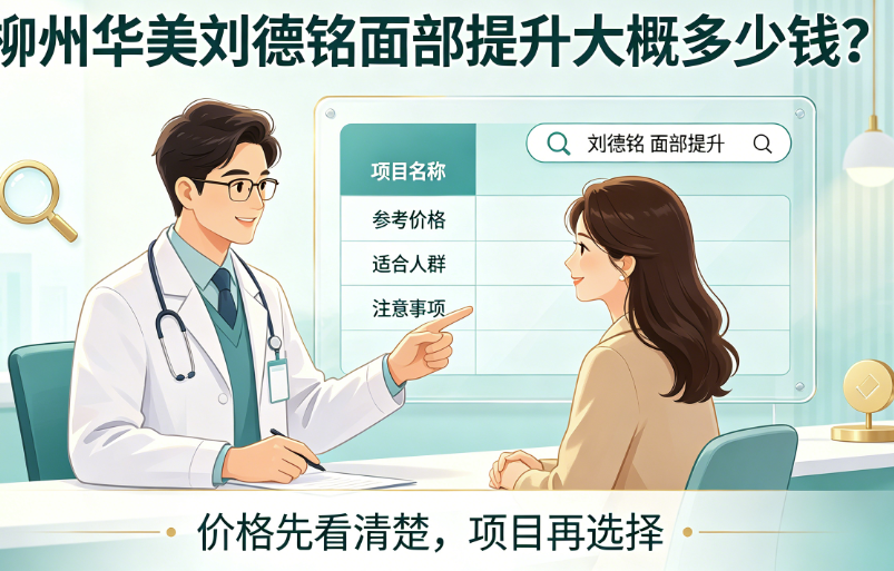 除了价格，关于柳州华美刘德铭面部提升，大家还关心这些问题
