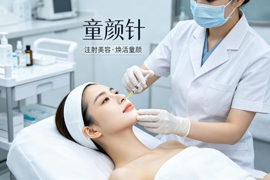 童颜针-面部再生示意