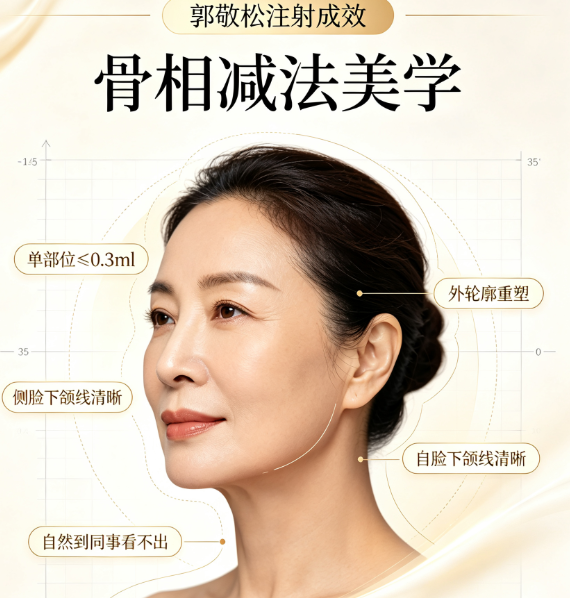 郭敬松的“骨相减法美学”具体怎么操作